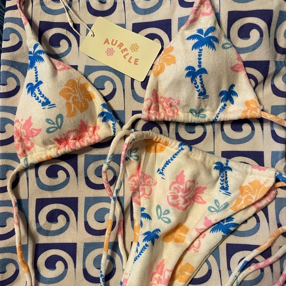 tropical terry cloth bikini - Picture 1 of 2